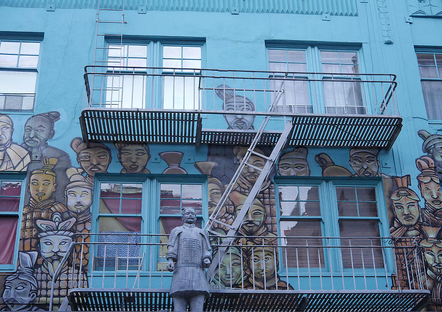 Guarding the Stairs Photograph by Richard Reeve
