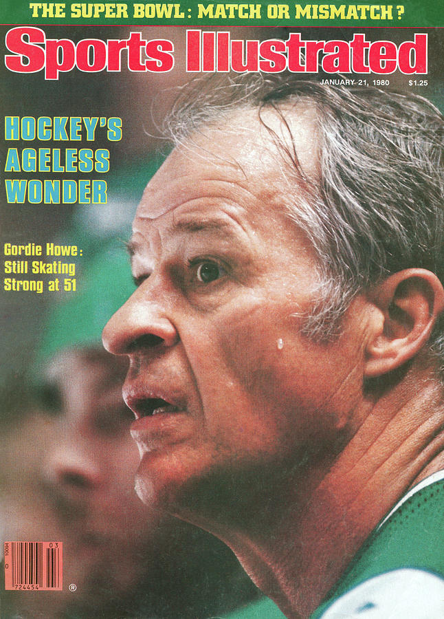 Gordie Howe on Sports Illustrated Cover Photograph - Hartford Whalers Gordie Howe Sports Illustrated Cover by Sports Illustrated