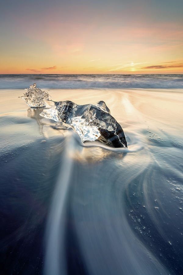 Heart of Ice Photograph by Monamifoto