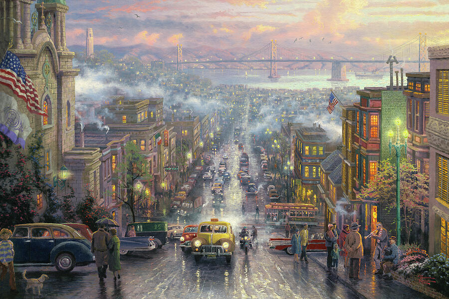 Heart Of San Francisco by Thomas Kinkade