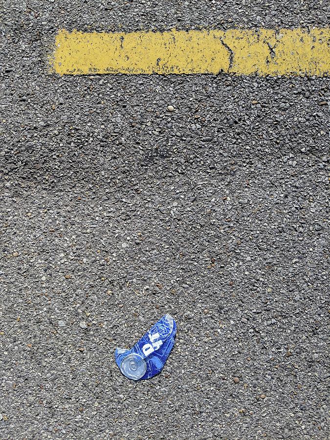 Hey, #BudLitter, Can You Point Me to a Yellow Line? Photograph by Jeremy Butler