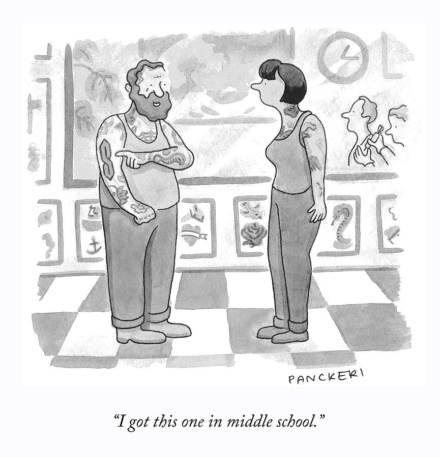Middle School Cartoon Drawing