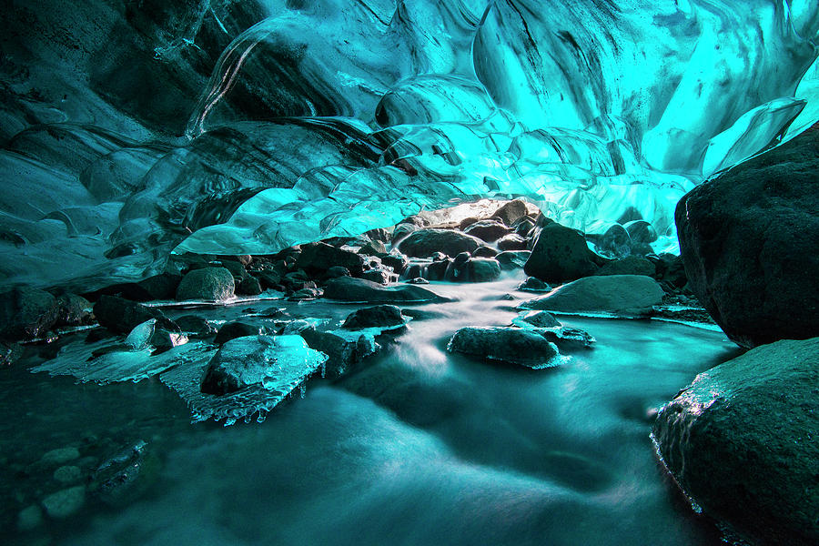 Ice Cave Photograph by Monamifoto