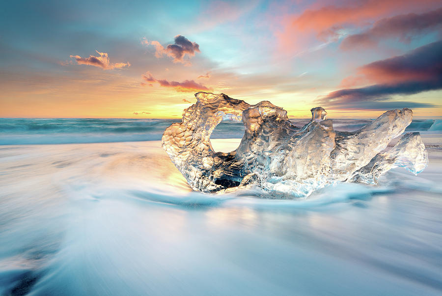 Ice Ring Photograph by Monamifoto
