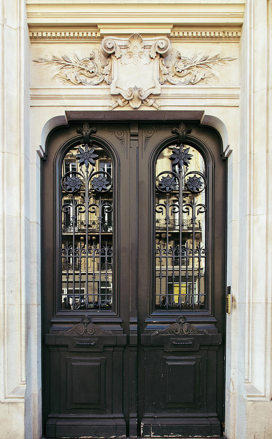Iconically Paris - Door Photograph by Georgia Clare