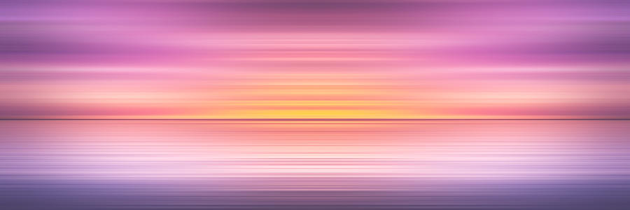 India Colors - Abstract Wide Sunrise Photograph by Stefano Senise