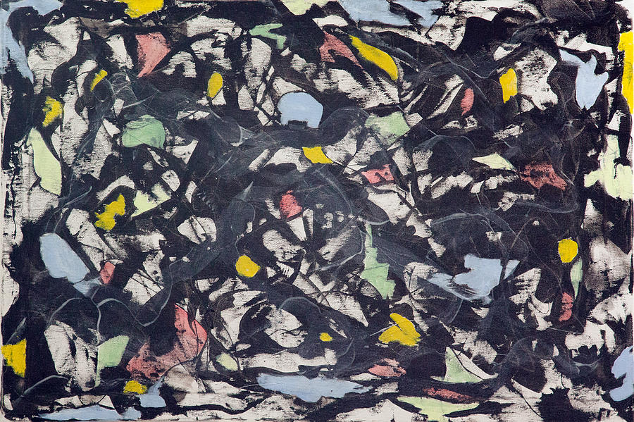 Iota #1 Abstract Painting by Sensory Art House