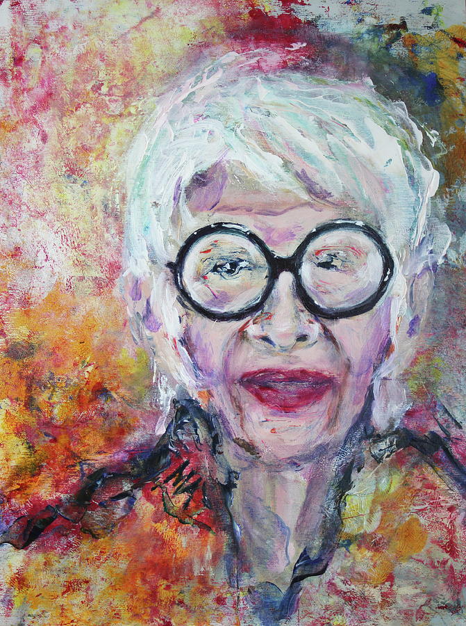 Iris Geriatric Starlet Painting by Madeleine Arnett