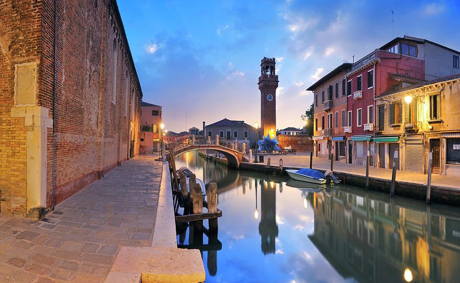 Italy, Veneto, Venetian Lagoon, Adriatic Coast, Venezia District, Venice, Murano, Rio Dei Vetrai Digital Art by Luca Da Ros