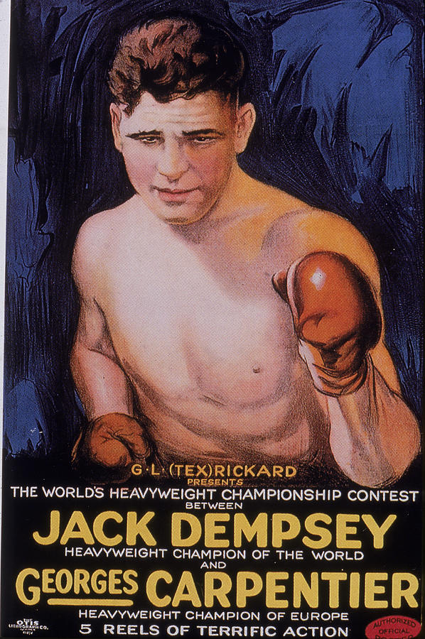 Jack Dempsey Boxing Poster by Hulton Archive