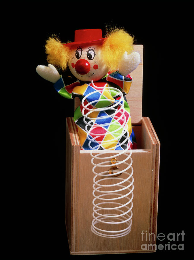 Jack-in-the-box by Martyn F. Chillmaid / Science Photo Library