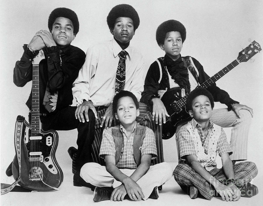 Jackson Five Singing Group 1969 by Bettmann