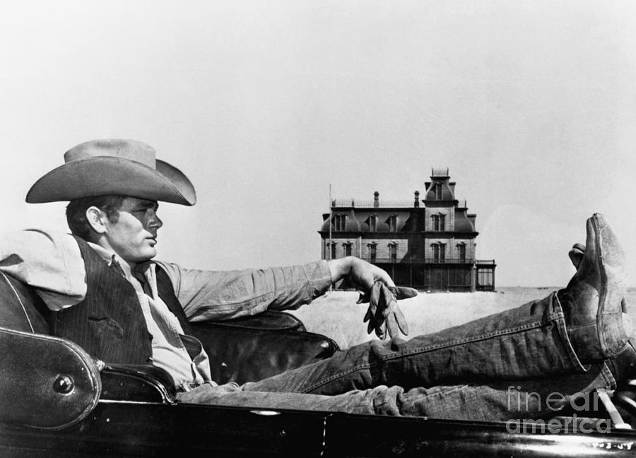 James Dean In Motion Picture Giant by Bettmann