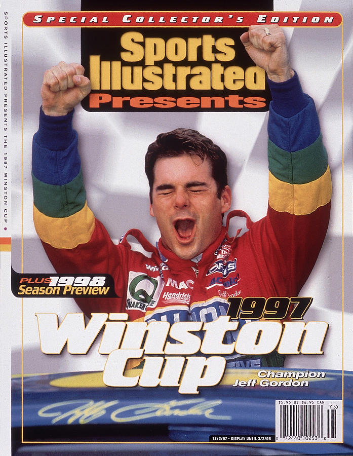 Jeff Gordon, 1997 Winston Cup Champion Sports Illustrated Cover by