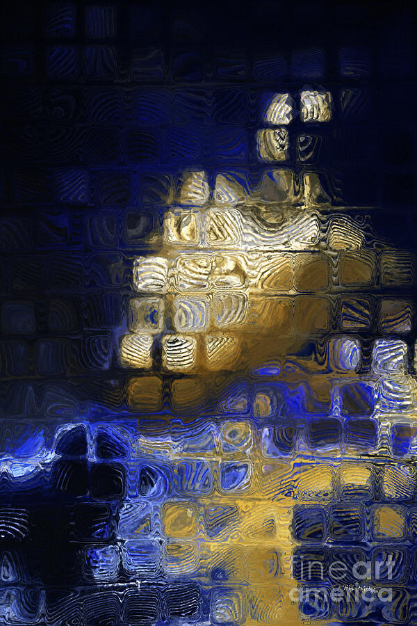 John 16 13. He Will Guide You. Abstract Christian Wall Art Painting by Mark Lawrence