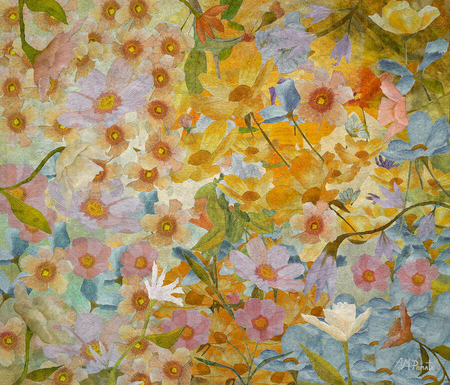 Joie De Vivre Mixed Media by Angeles M Pomata