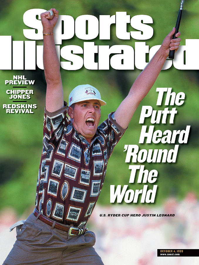 Justin Leonard, 1999 Ryder Cup Sports Illustrated Cover by Sports
