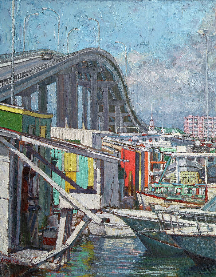 Kaleidoscope - Paradise Island, Nassau Painting by Ritchie Eyma