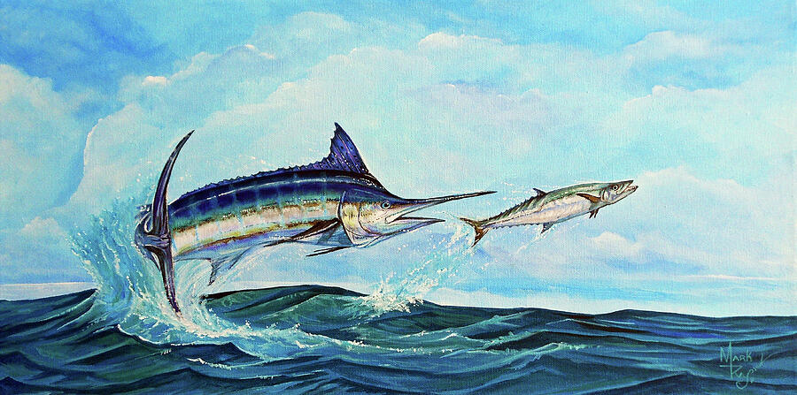 Leap of Fate Painting by Mark Ray