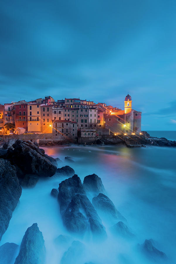 Liguria, Tellaro, Italy Digital Art by Christian Leone