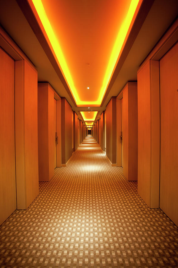 Long, Narrow Corridor With Retro Themed by Dogayusufdokdok
