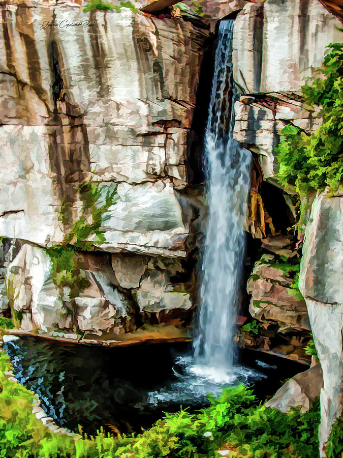 Lookout Mountain Waterfall Photograph by Joann Copeland-Paul