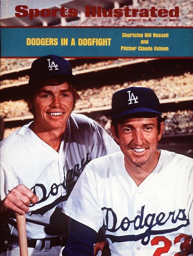 Bill Russell And Claude Osteen Dodgers Cover Photograph - Los Angeles Dodgers Bill Russell And Claude Osteen Sports Illustrated Cover by Sports Illustrated