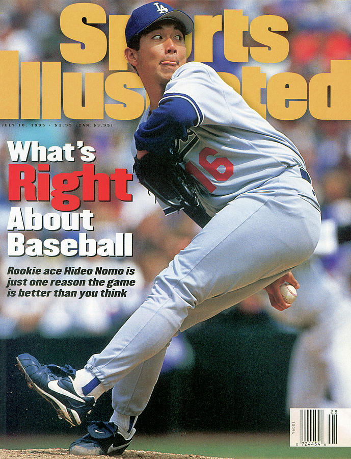 Los Angeles Dodgers Hideo Nomo Sports Illustrated Cover by