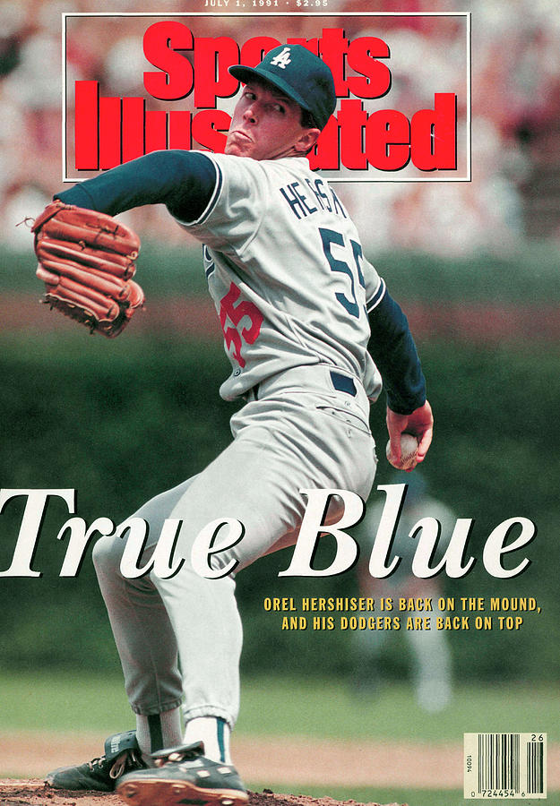 Orel Hershiser Sports Illustrated Cover Photograph - Los Angeles Dodgers Orel Hershiser... Sports Illustrated Cover by Sports Illustrated