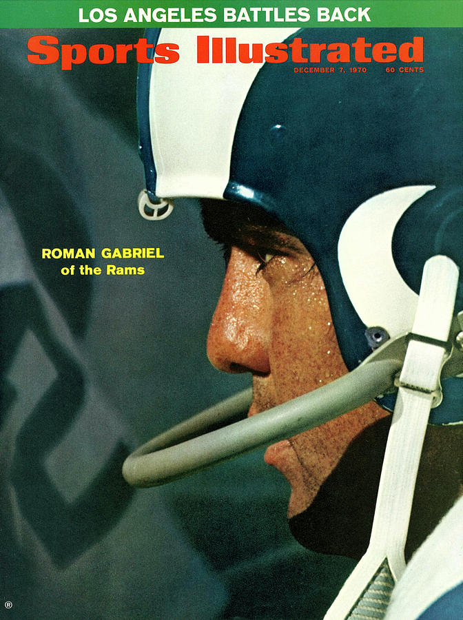 Roman Gabriel on Sports Illustrated Cover Photograph - Los Angeles Rams Qb Roman Gabriel Sports Illustrated Cover by Sports Illustrated