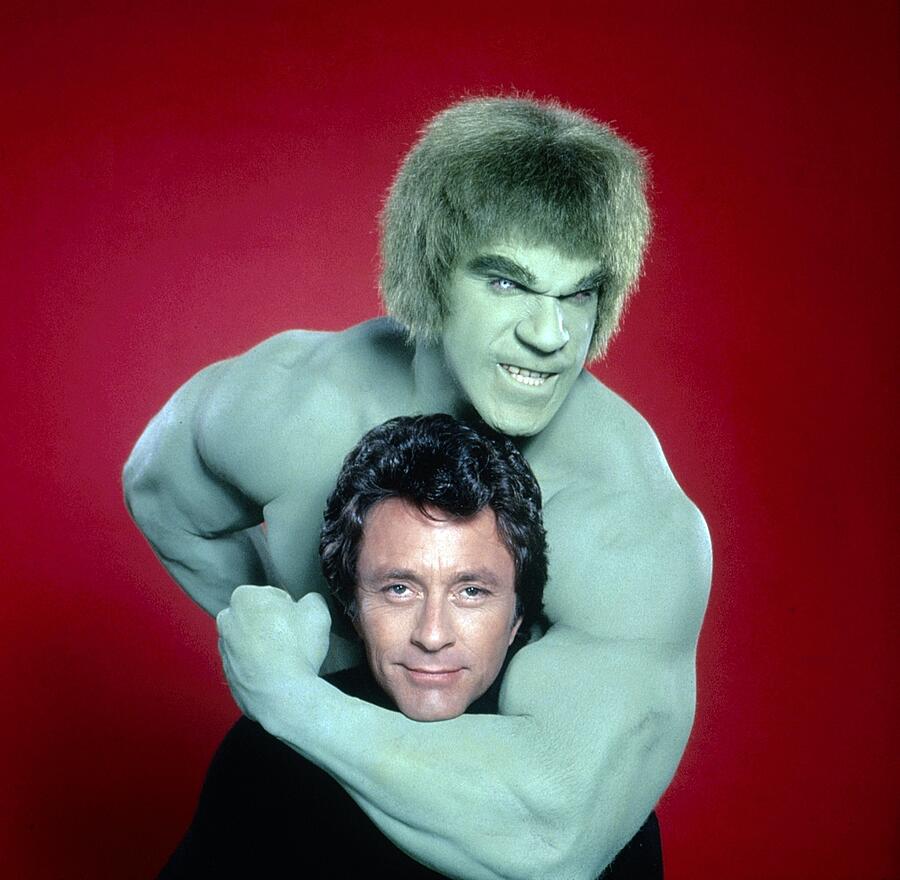 Lou Ferrigno as The Incredible Hulk with Bill Bixby Photograph by ...