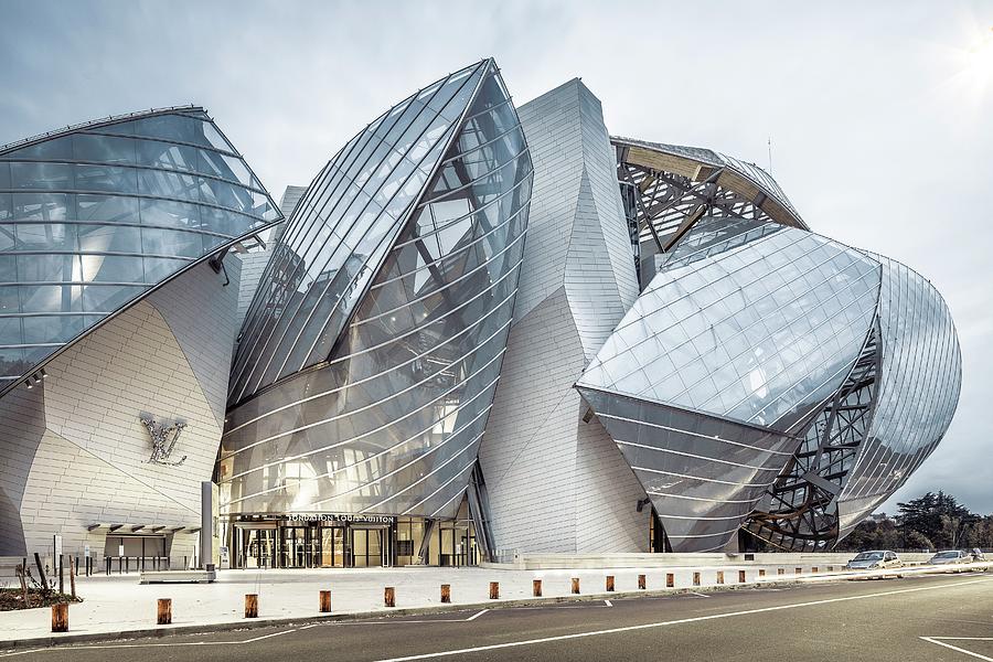 Louis Vuitton Foundation In Paris Digital Art by Antonino Bartuccio