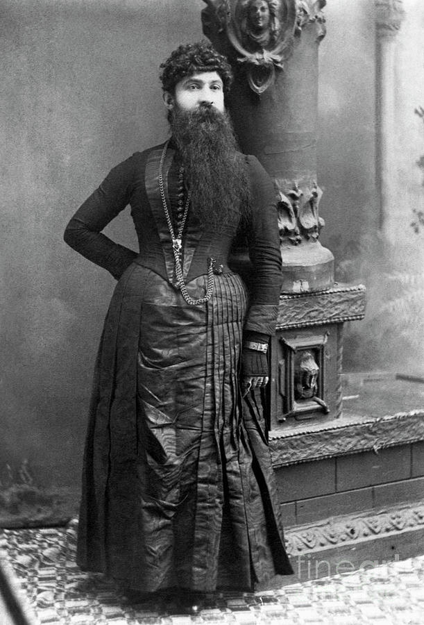Madame Devere, Bearded Lady by Bettmann