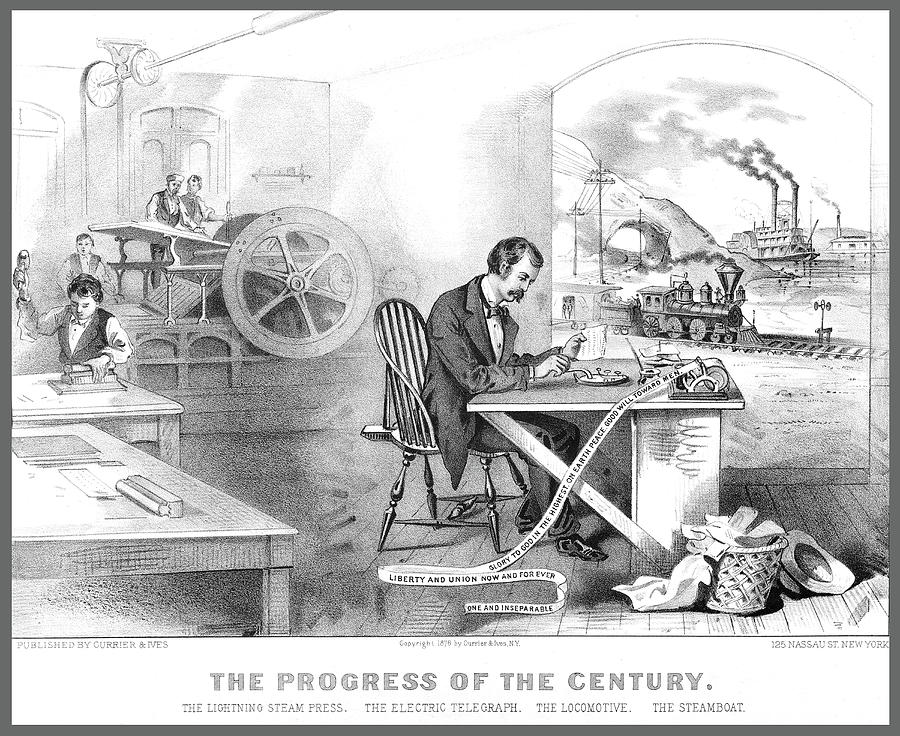 Major 19th-century Inventions, 1876 by Science Source