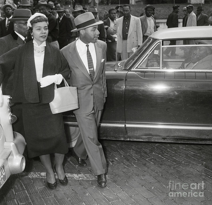 Martin Luther And Coretta King by Bettmann