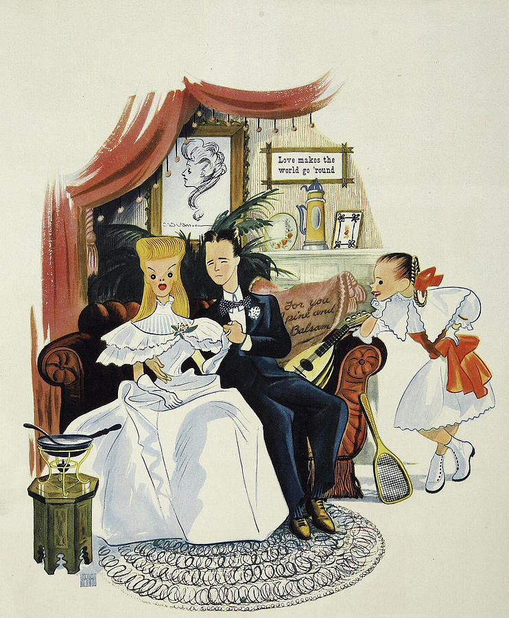 Meet Me In St Louis Drawing by Al Hirschfeld