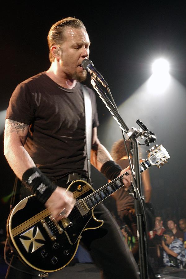 Metallica Live Photograph by Larry Hulst - Metal Posters