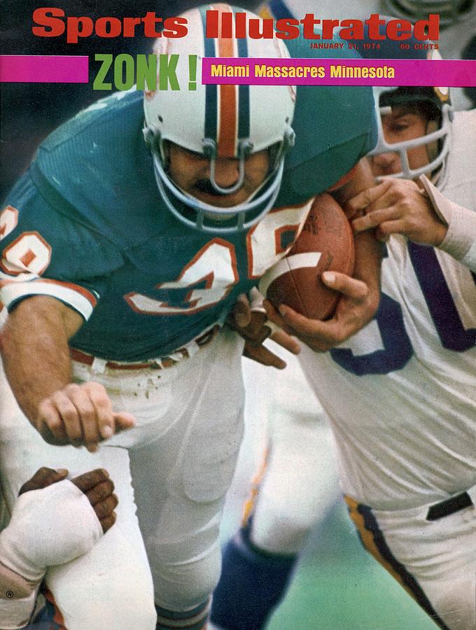Miami Dolphins Larry Csonka, Super Bowl Viii Sports Illustrated