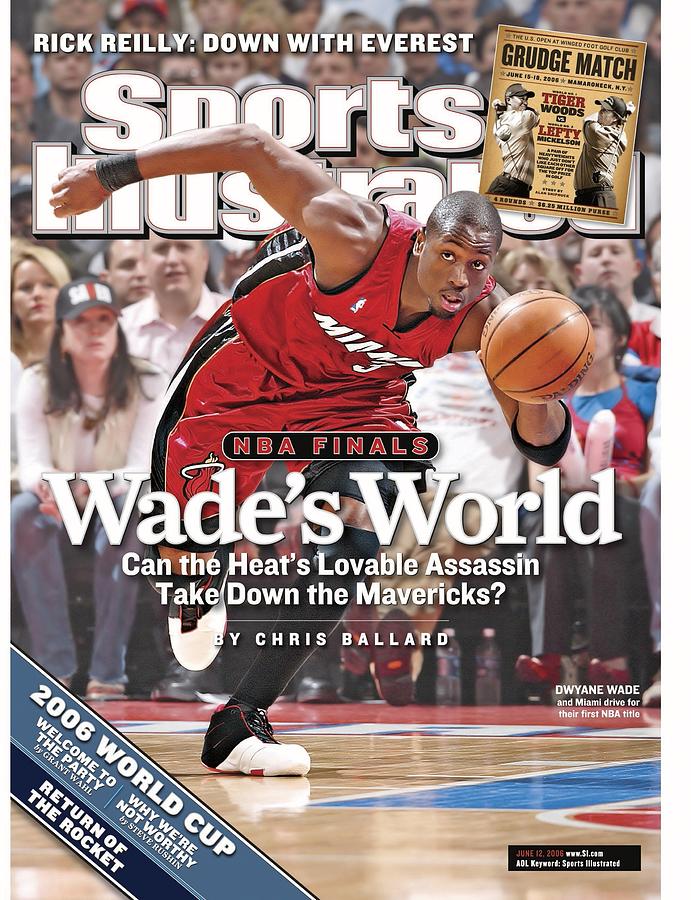 Dwyane Wade on Sports Illustrated Cover Photograph - Miami Heat Dwyane Wade, 2006 Nba Eastern Conference Finals Sports Illustrated Cover by Sports Illustrated