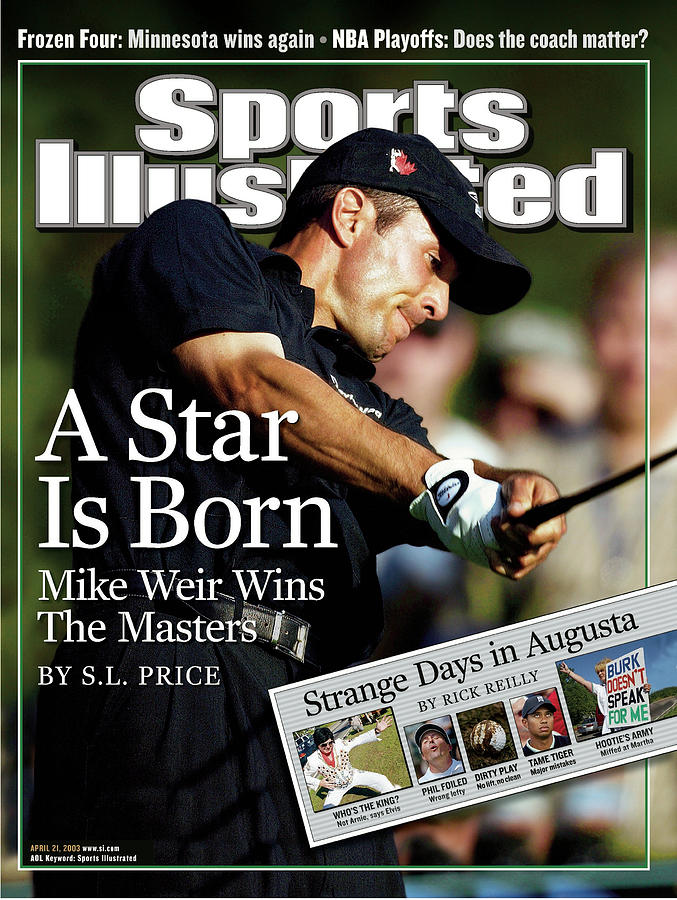 Mike Weir Wins The Masters Photograph - Mike Weir, 2003 Masters Sports Illustrated Cover by Sports Illustrated