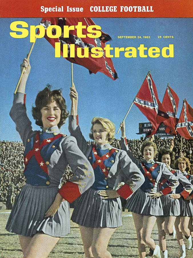 Sports Illustrated Cheerleaders Parade Photograph - Mississippi Cheerleaders, 1962 Cotton Bowl Sports Illustrated Cover by Sports Illustrated