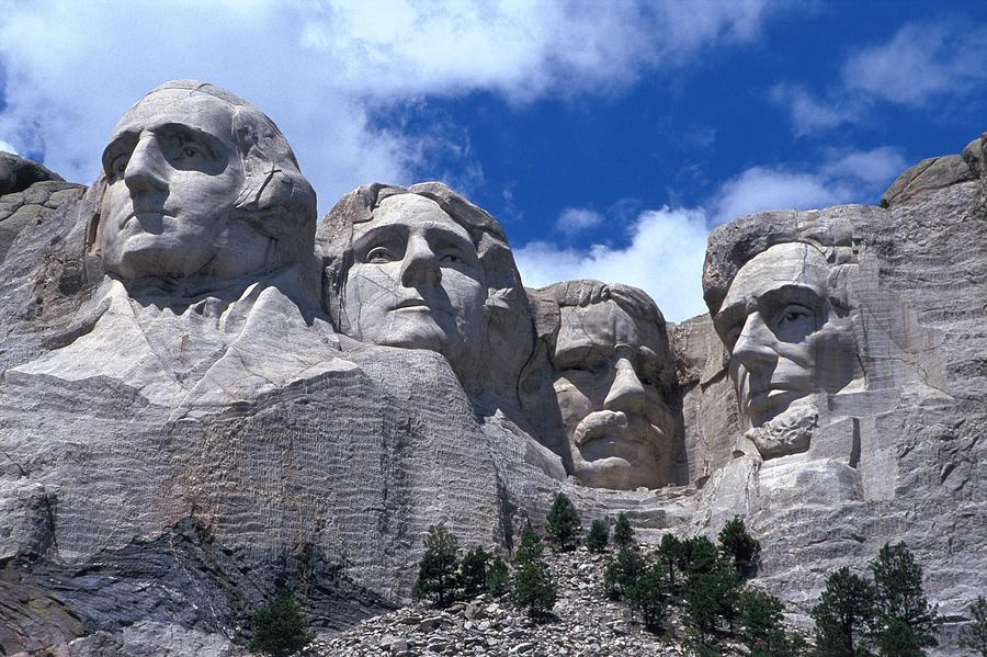 Famous Presidents at Mount Rushmore Digital Art - Mount Rushmore Natl Memorial, Sd by Udo Bernhart