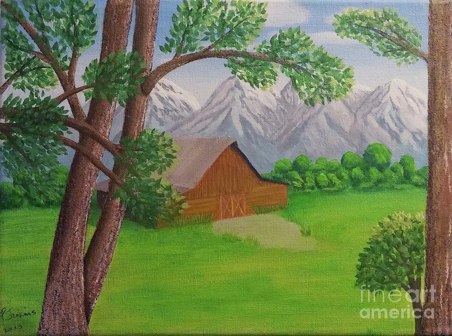 Mountain Serenity Painting by Patti Jenkins