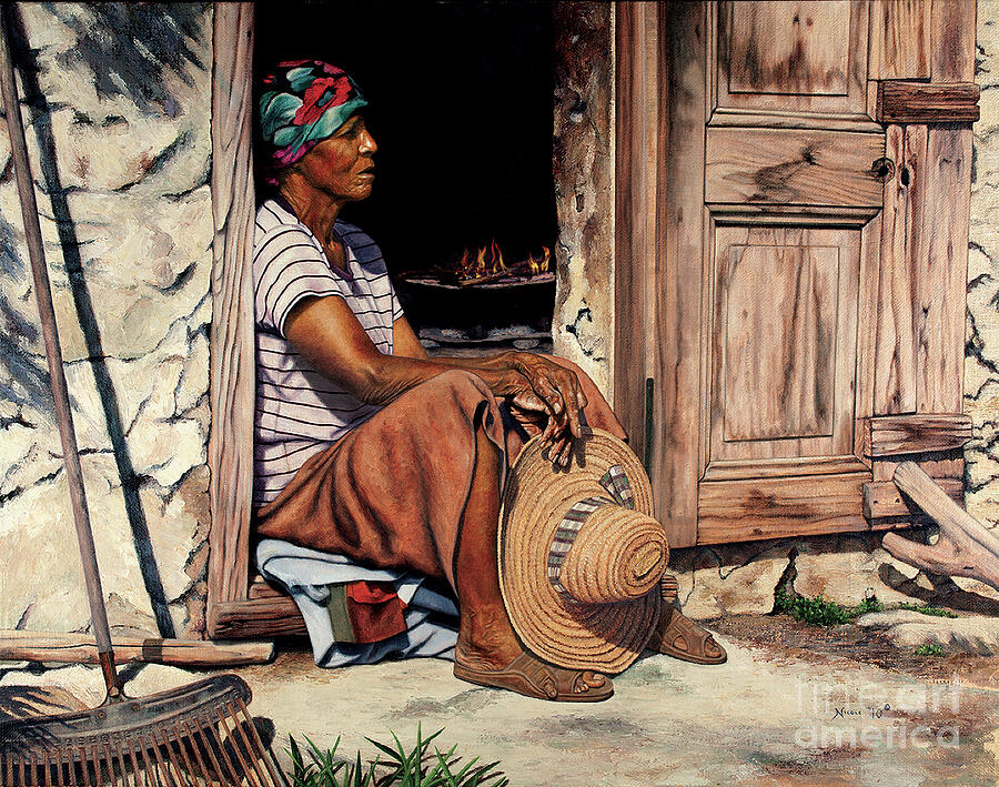 Ms Lerlene Painting by Nicole Minnis