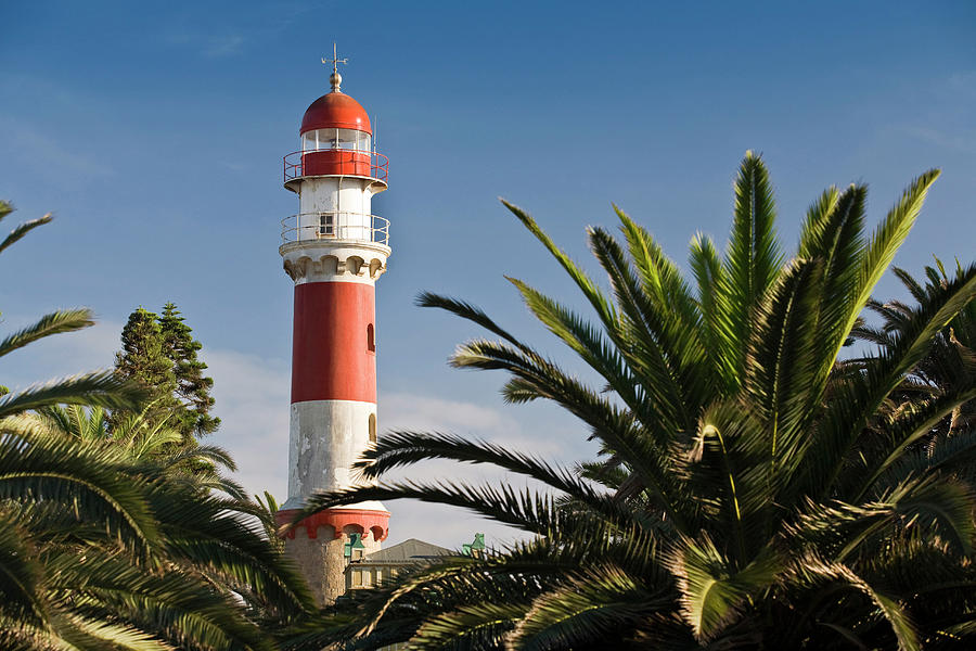 Namibia, Swakopmund Lighthouse Digital Art by Rainer Mirau