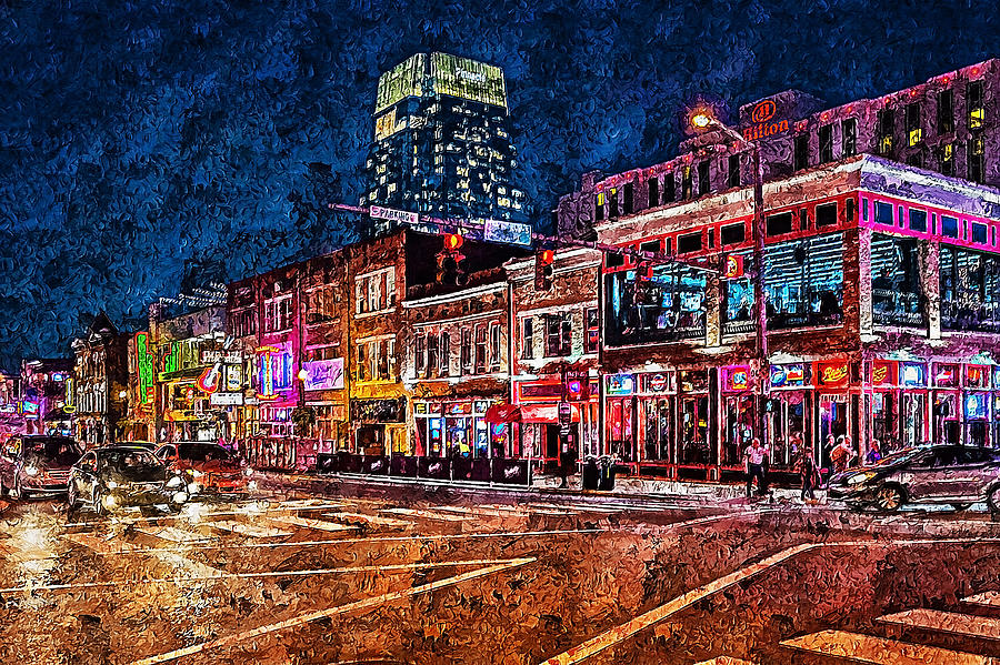 Nashville, Tennessee - 03 Painting by AM FineArtPrints