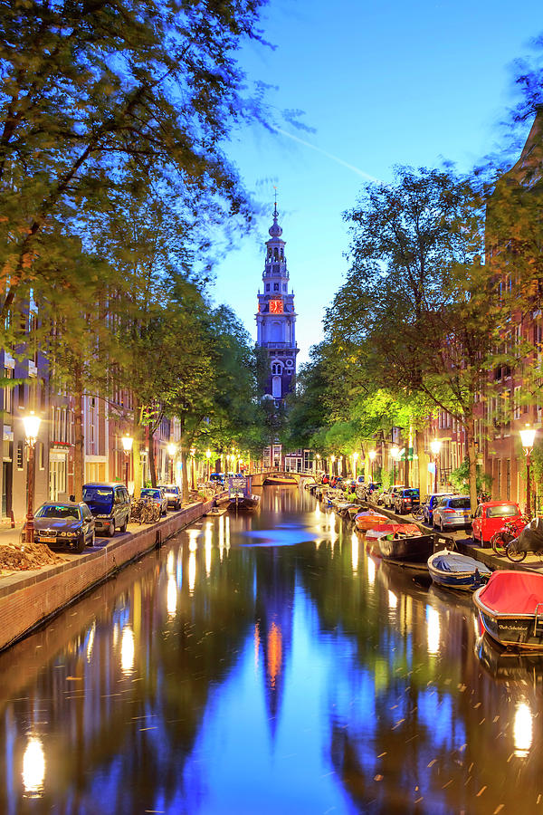 Netherlands, North Holland, Benelux, Amsterdam, Montelbaan Tower At Oude Schans Digital Art by Maurizio Rellini