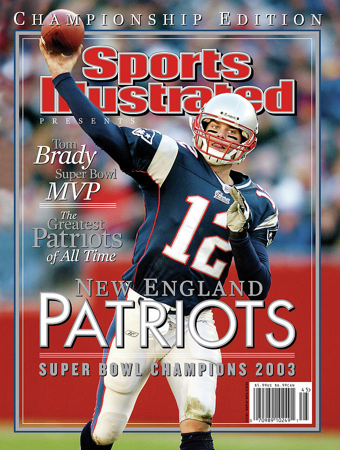 New England Qb Tom Brady, Super Bowl Xxxviii Champions Sports