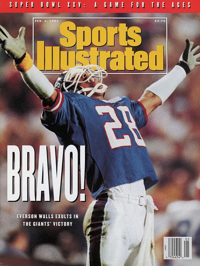 New York Giants Everson Walls, Super Bowl Xxv Sports Illustrated