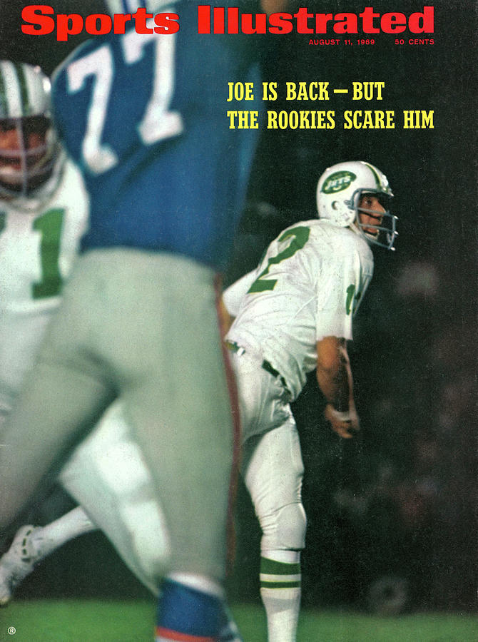 Joe Namath on Sports Illustrated, 1969 Photograph - New York Jets Qb Joe Namath, 1969 Chicago Tribune Charities Sports Illustrated Cover by Sports Illustrated
